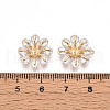 Brass Micro Pave Cubic Zirconia Pendants ZIRC-T016-20-3