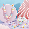 AHADERMAKER 110Pcs 14 Style Silicone Beads SIL-GA0001-08-4