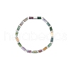 Stainless Steel & Natural Gemstone Beads Stretch Bracelets for Holiday Daily Wear Matching RC0496-1