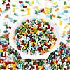 Opaque Colours Glass Seed Beads SEED-N007-P4x8mm-B03-2