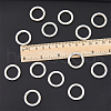 HOBBIESAY 30Pcs Zinc Alloy Spring Gate Rings FIND-HY0001-69-4