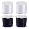SUNNYCLUE 2 Rolls 2 Colors Flat Elastic Crystal String EW-SC0001-04-1