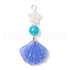 Resin Paillette Pendants PALLOY-JF03849-3