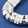 Electroplated Synthetic Non-Magnetic Hematite Beads Strands G-U003-04-3
