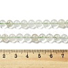 Natural Green Beryl Beads Strands G-F787-01-6mm-5