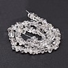 Natural Quartz Crystal Chip Beads Strands X-G-E271-103-2