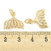 Rack Plating Brass Micro Pave Clear Cubic Zirconia Pendants KK-F089-03G-3