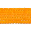 Imitate Austrian Crystal Frosted Glass Beads Strands GLAA-F029-TM3mm-B23-1