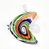 Handmade Lampwork Big Pendants LAMP-T023-06D-1