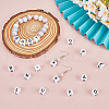 SUNNYCLUE 300Pcs Letter Acrylic European Beads OACR-SC0001-70B-4