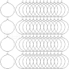 SOFPLATE 200Pcs Brass Wine Glass Charm Rings KK-SP0001-31B-P-1