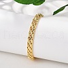 Brass Hinged Bangles for Women BJEW-D313-01G-4