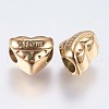 304 Stainless Steel European Beads STAS-I069-17G-2