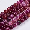 Natural Agate Round Beads Strand X-G-L084-10mm-59-1