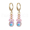 Glass Seed Beads Leverback Earrings EJEW-MZ00398-02-2