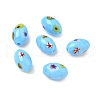 Handmade Millefiori Glass Beads LAMP-U004-02D-1