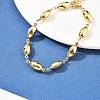 304 Stainless Steel Link Chain Bracelets for Women BJEW-U021-08G-06-3