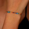 Bohemian & Chakra Style Natural Purple Garnet & Red Garnet & Malaysia Jade & Lapis Lazuli Beaded Stretch Bracelets for Women UH7112-3