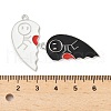 Alloy Enamel Split Pendants FIND-H047-05P-01-3