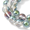 Transparent Electroplate Glass Beads Strands GLAA-T032-T8mm-C05-3