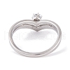 304 Stainless Steel Round Finger Ring for Women RJEW-C086-05-P-3