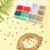 Christmas DIY Acrylic & CCB Plastic & Polymer Clay & Glass Beads Bracelets Jewelry Making Kits DIY-FS0006-22-7