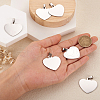 201 Stainless Steel Stamping Blank Tag Pendants STAS-TA0004-03-4