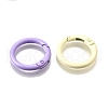Spray Painted Alloy Spring Gate Rings PALLOY-A022-01C-2