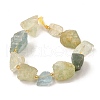 Raw Rough Natural Fluorite Beads Strands G-Z087-B15-3