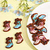 CHGCRAFT 16Pcs 2 Colors Silicone Beads SIL-CA0002-40-5