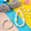 150Pcs 15 Styles Silicone Beads SIL-TA0001-25-8