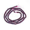 Natural Garnet Beads Strands G-E538-03-2