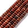 Natural Red Jasper Beads Strands G-D481-05-1