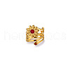 Retro Royal Style Stainless Steel with Cubic Zirconia Cuff Rings for Women FS-WG343E9-06-4
