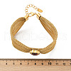 304 Stainless Steel Cubic Zircon Cable Chains Bracelets for Women BJEW-V013-01G-2