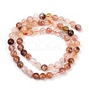 Natural Hematoid Quartz/Ferruginous Quartz Beads Strands G-U026-A09-6mm-3