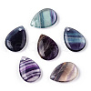 Natural Fluorite Pendants G-B013-06C-01-1-1