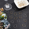 60Pcs 2 Colors 316 Surgical Stainless Steel Wine Glass Charms Rings STAS-LP0001-05A-3