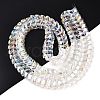 Electroplate Glass Beads Strands EGLA-T021-07B-2