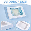 Rectangle Paper Biscuit Boxes with Clear Window CON-WH0107-02C-02-5