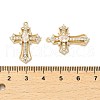 Brass Micro Pave Cubic Zirconia Pendants KK-K355-41G-3