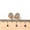 201 Stainless Steel Rhinestone Pendants STAS-F318-02G-3
