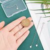GOMAKERER 4Pcs 4 Styles Sterling Silver Chain Extender Sets DIY-GO0002-28-3