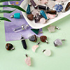 Natural & Synthetic Mixed Gemstone Pendants G-TA0001-21-4