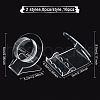 Fingerinspire 16 Pcs 2 Style Acrylic Bracelet Display Stands BDIS-FG0001-08-2