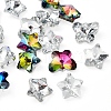 40Pcs 4 style Electroplated Glass Pendants EGLA-YW0001-13-2