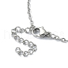 304 Stainless Steel Braided Macrame Pouch Empty Stone Holder Necklace Making NJEW-JN04567-02-4