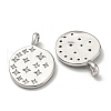 Brass Micro Pave Cubic Zirconia Pendants KK-Q809-06P-2