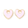 Rack Plating Eco-friendly Brass Enamel Charms KK-D073-04G-03-NR-2