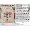 DIY Bouquet Pattern Embroidery Kit DIY-O021-15A-6